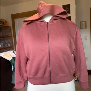 a new day Mauve Hooded Zip Sweatshirt